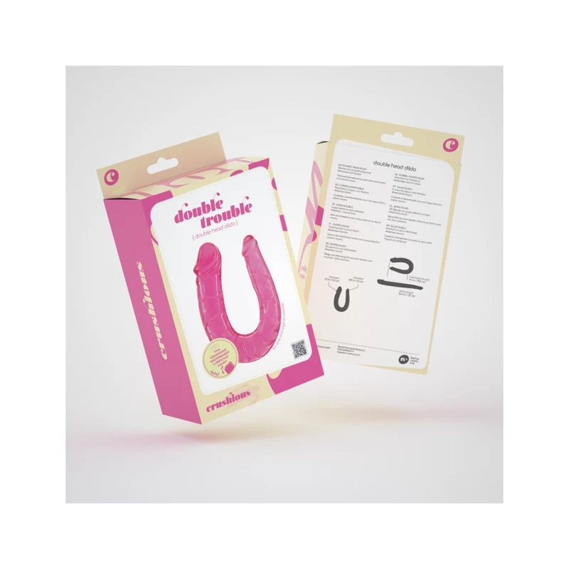 Crushious Dildo Doppio Rosa Double Trouble