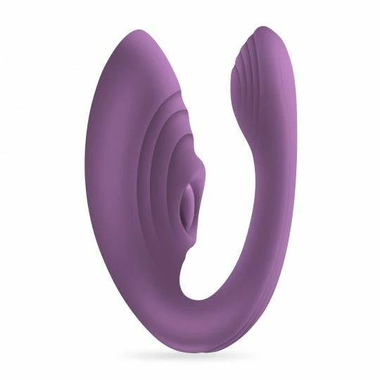 Crushious Vibratore Pleasuriser Ricaricabile con Telecomando e Lubrificante