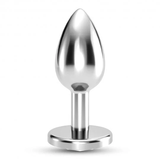 Crushious Plug Anale Bijou Trasparente Piccolo con Custodia di Velluto