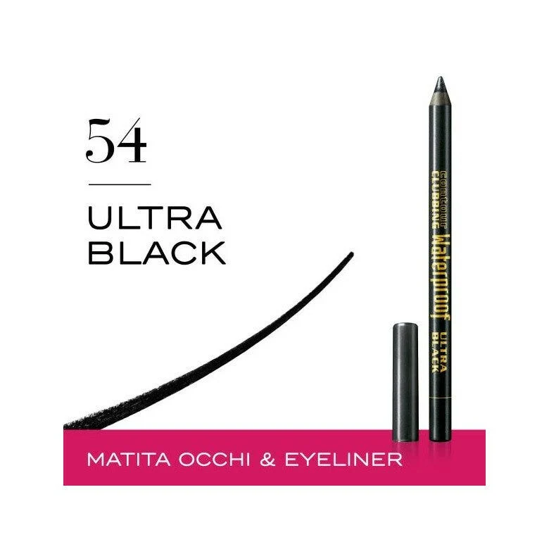 Bourjois Contour Clubbing Waterproof Matita Occhi 1,2g 054 Ultra Black