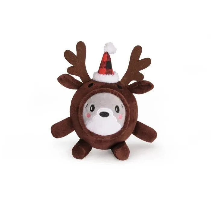 Camon Pupazzo A Forma Di Renna In Peluche Con Squeaker