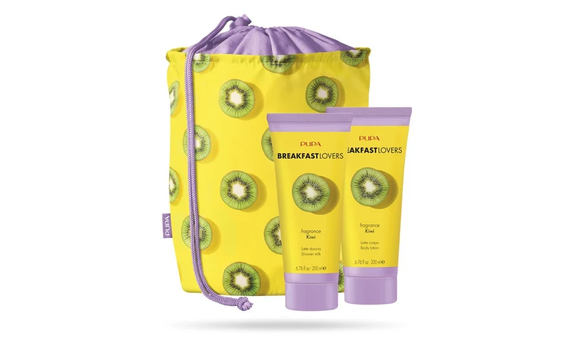 Pupa Breakfast Lovers Kit 1 Latte Doccia 200ml+Latte Corpo 200ml 005 Kiwi