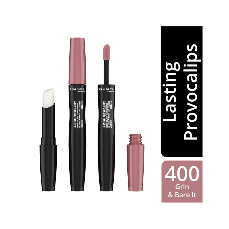 Rimmel Provocalips Rossetto Liquido In 2 Step Tonalità 400 Grin & Bare It