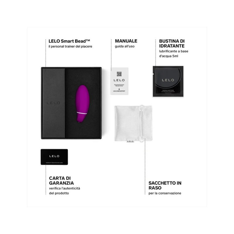 Lelo Luna Smart Bead Massaggiatore Personale Donna Rosa