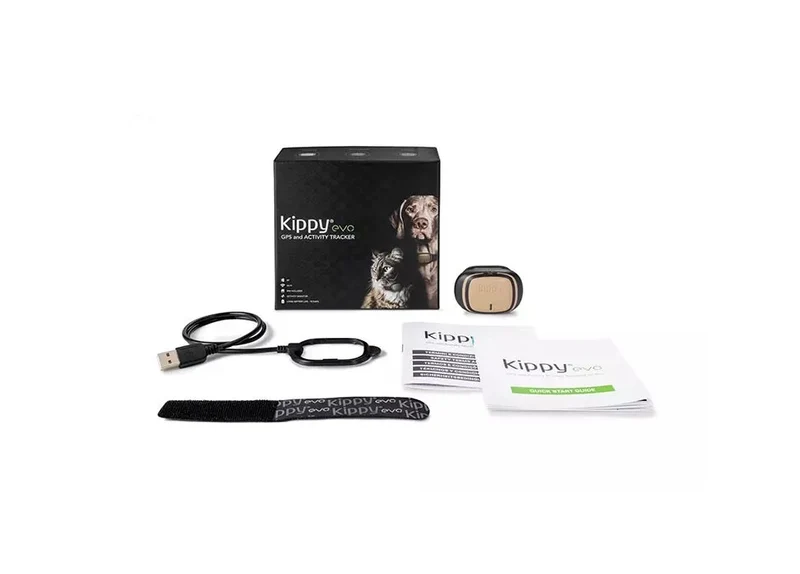 Kippy EVO Brown Wood GPS Con Activity Tracking Per Cani E Gatti