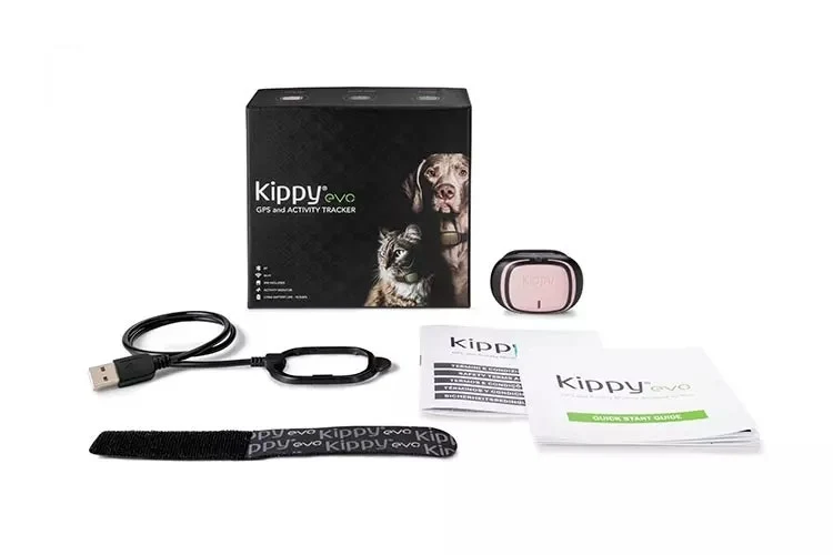 Kippy EVO Pink Petal GPS Con Activity Tracking Per Cani E Gatti