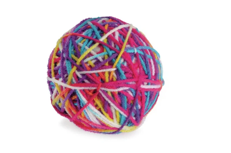 Camon Gioco Per Gatti Gomitolo Con Sonaglio 9cm