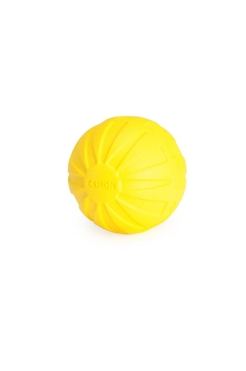 Camon Gioco Per Cani Palla In Eva Colore Giallo 7,2cm