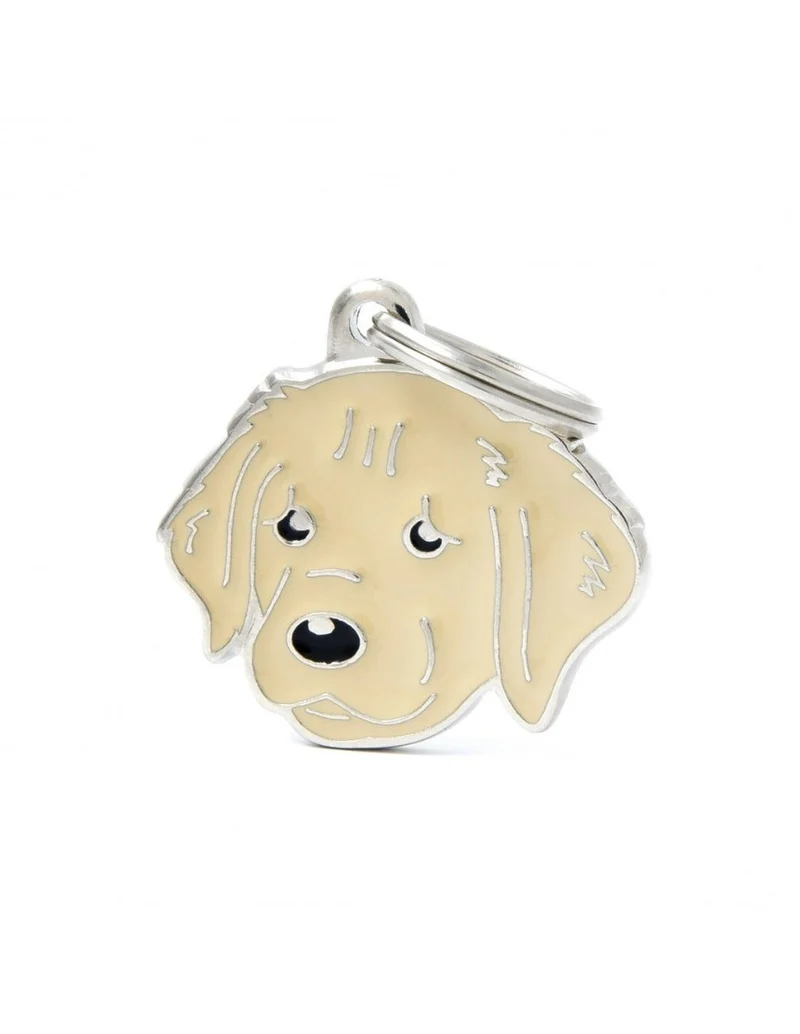 Medaglietta Per Cani Personalizzata Golden Retriever