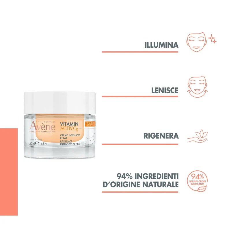 Eau Thermale Avène Vitamin Activ Cg Crema Intensiva Illuminante Anti-Eta' 50ml