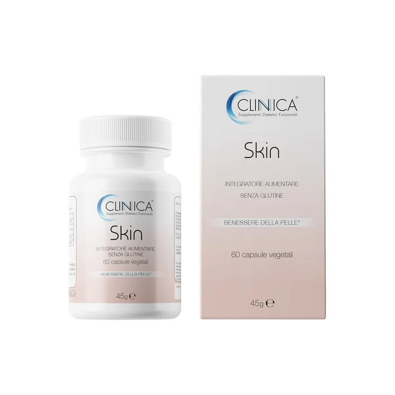 Clinica Skin - pelle - 60 capsule vegetali = 1 mese di trattamento