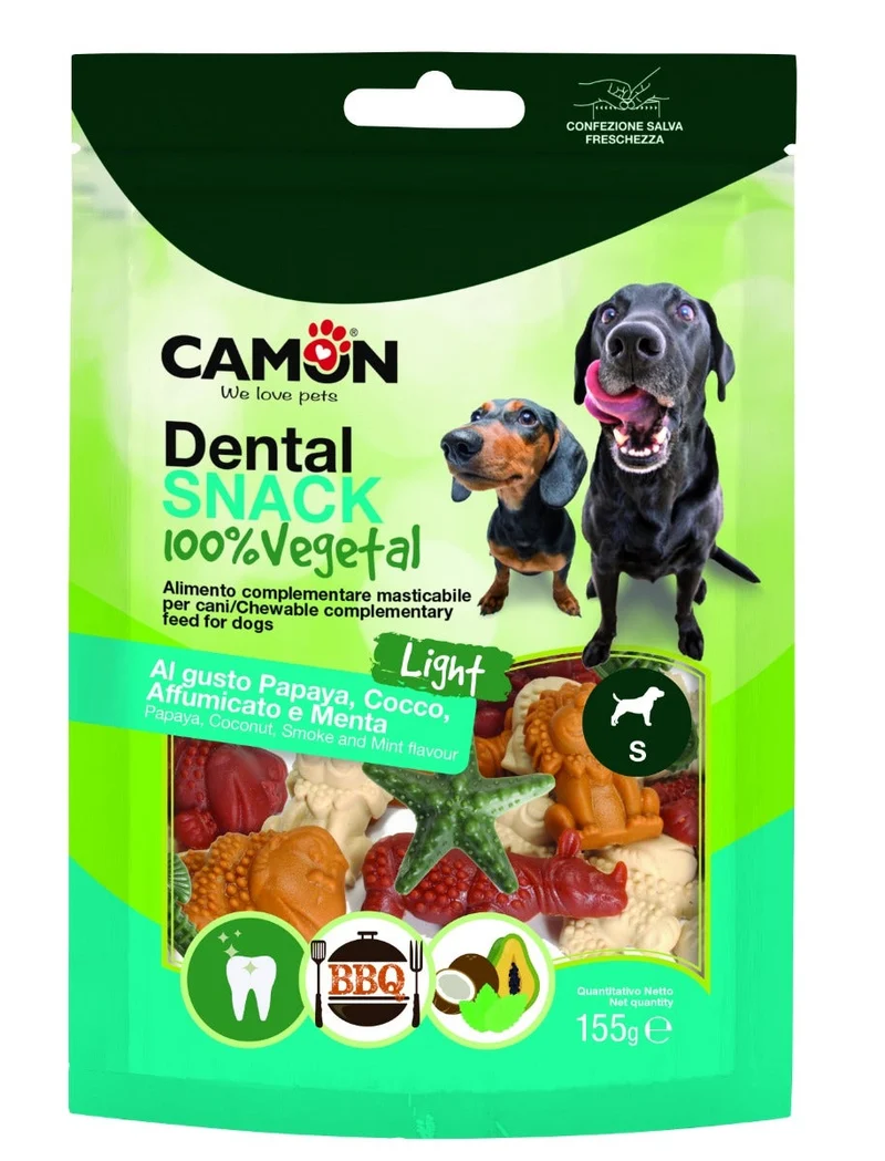 Camon Snack Dentale AnimalVeg Taglia S Quattro Gusti Cani 155g