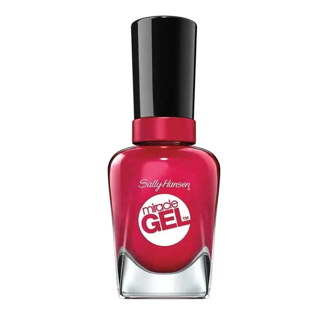 Sally Hansen Miracle Gel Duo Pack Top Coat + Smalto Colore 940 Bordeaux Glow