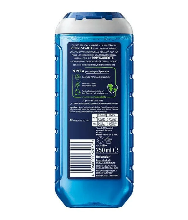 Nivea Men Doccia Shampoo Fresh Ocean 250ml