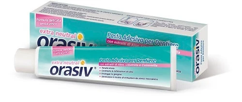 Orasiv Extra Neutral Pasta Adesiva per Dentiere 40 g