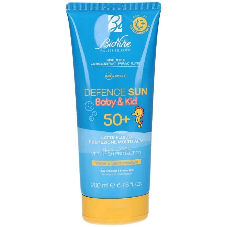 Bionike Defence Sun SPF50+ Baby&kid Latte Fluido 200ml