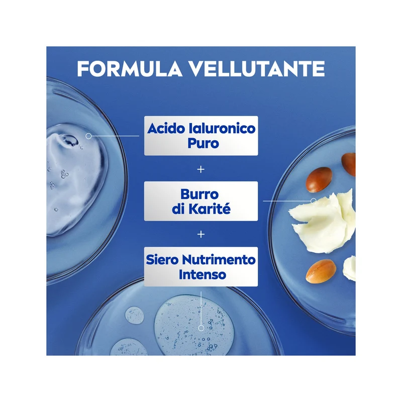 Nivea Crema Corpo Vellutante Crema Corpo Idratante 72 Ore E Vellutante Per Pelle Secca 250ml