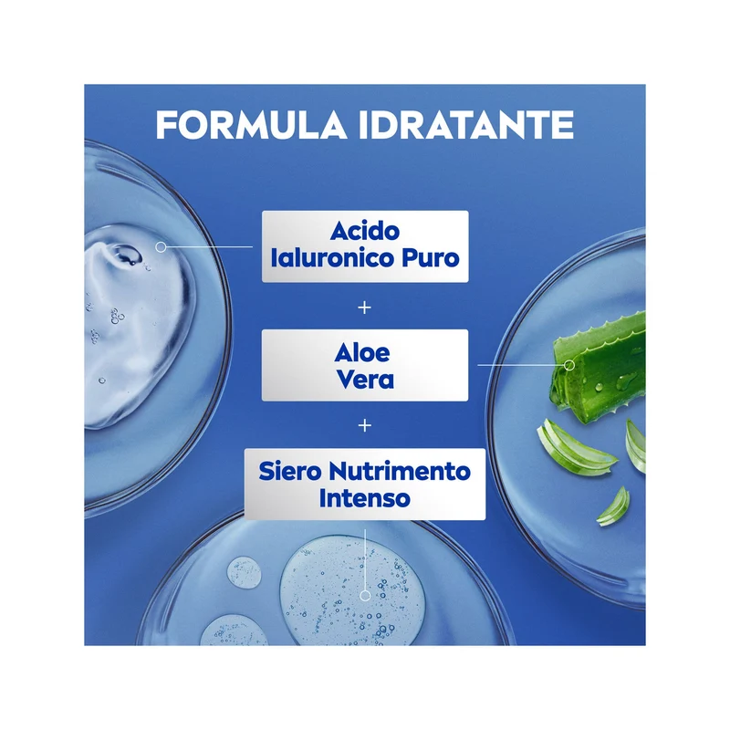 Nivea Crema Corpo Aloe Idratante 72h Per Pelle Secca O Normale 250ml
