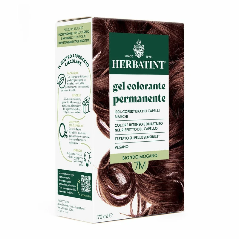 Herbatint Gel Colorante Permanente 7M Biondo Mogano 170ml