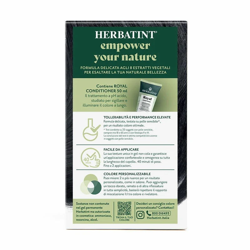 Herbatint Gel Colorante Permanente 1N Nero 170ml