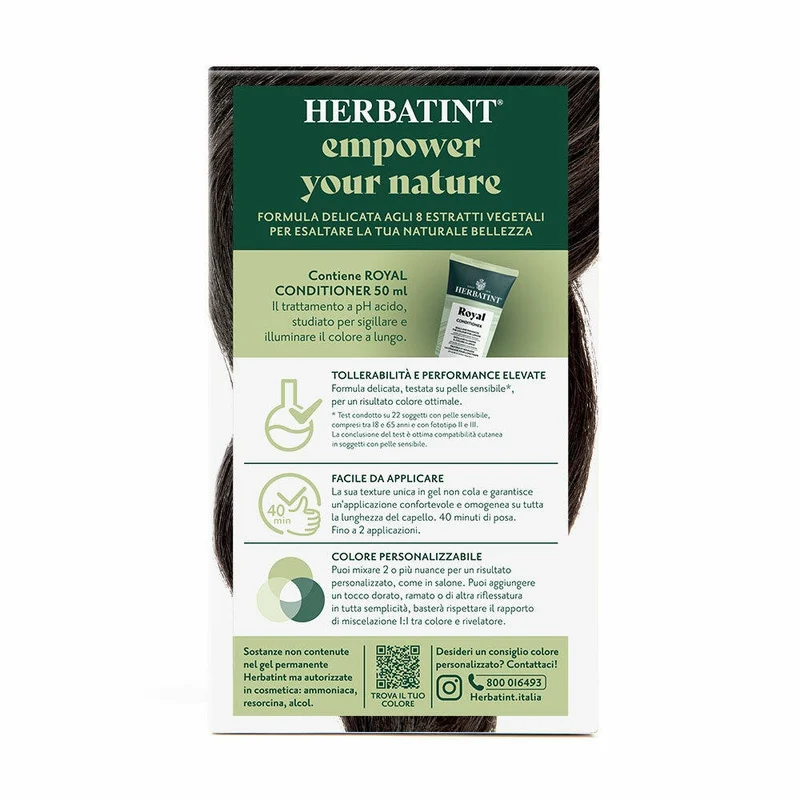 Herbatint Gel Colorante Permanente 3N Castano Scuro 170ml