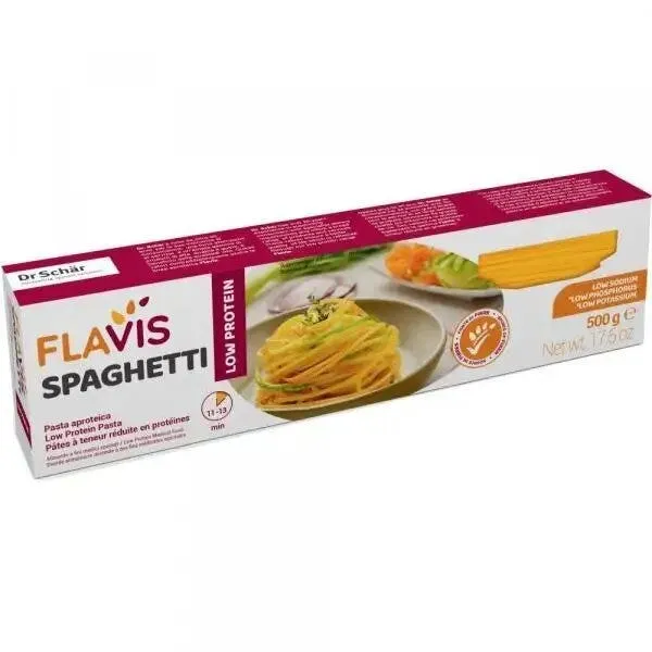 Flavis Spaghetti Pasta Aproteica 500g