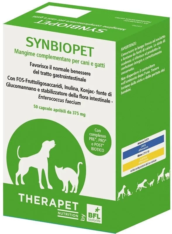 Therapet Synbiopet Cane e Gatto 50 Capsule