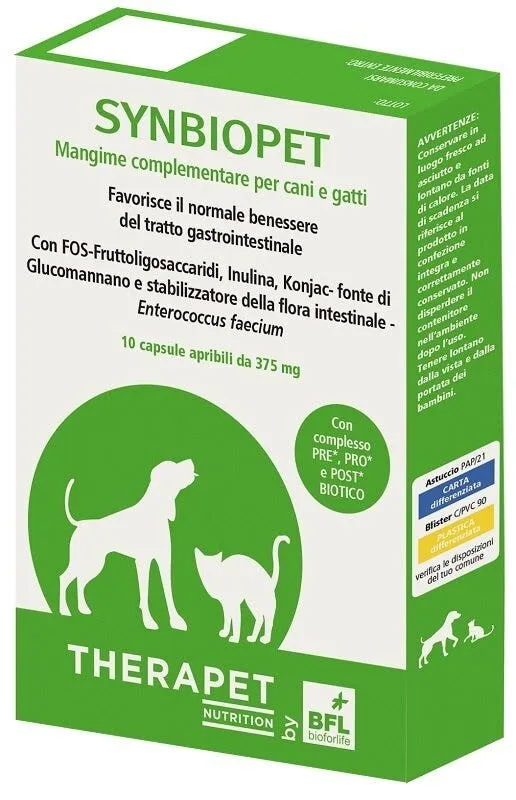 Therapet Synbiopet Cane e Gatto 10 Capsule