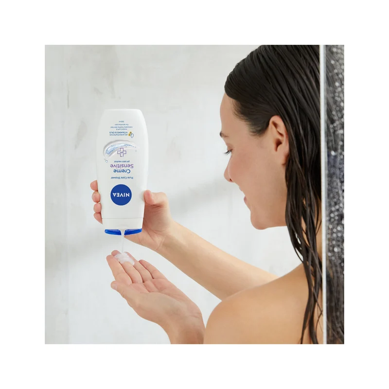 Nivea Bagnodoccia Creme Sensitive Bagnoschiuma in Crema Detergente Per Pelli Sensibili 250ml