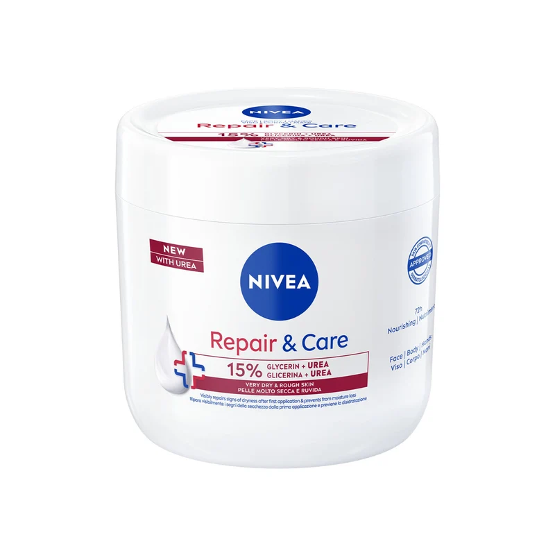 Nivea Crema Corpo Repair & Care Urea Crema Multiuso Idratante Per Pelle Molto Secca E Ruvida 400ml