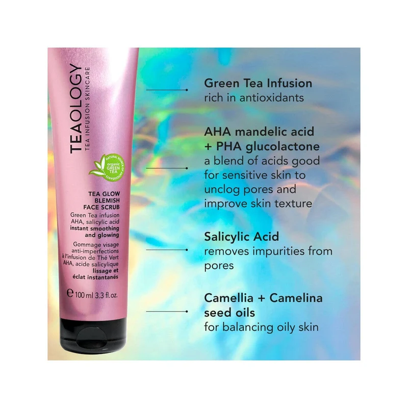 Teaology Tea Glow Esfoliante Viso Anti-Imperfezioni 100ml