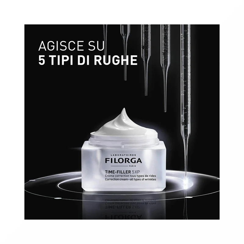 Filorga Time-Filler 5XP Crema Correttiva Per Tutti i Tipi di Rughe Viso e Collo 50ml