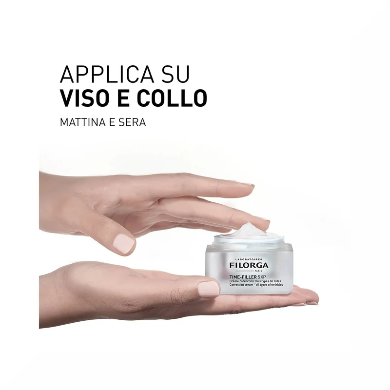 Filorga Time-Filler 5XP Crema Correttiva Per Tutti i Tipi di Rughe Viso e Collo 50ml