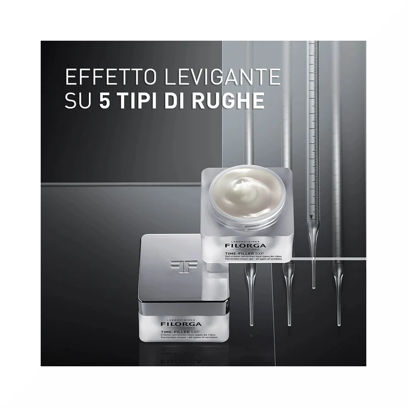 Filorga Time-Filler 5XP Crema-Gel Correttiva Per Tutti i Tipi di Rughe Viso e Collo 50ml