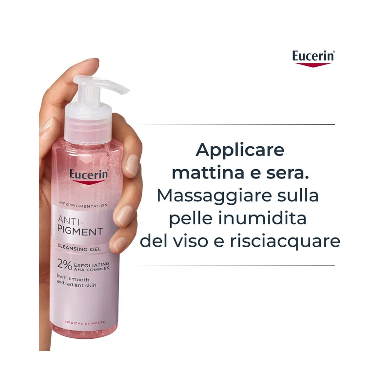 Eucerin Antipigment Gel Detergente Viso 200ml