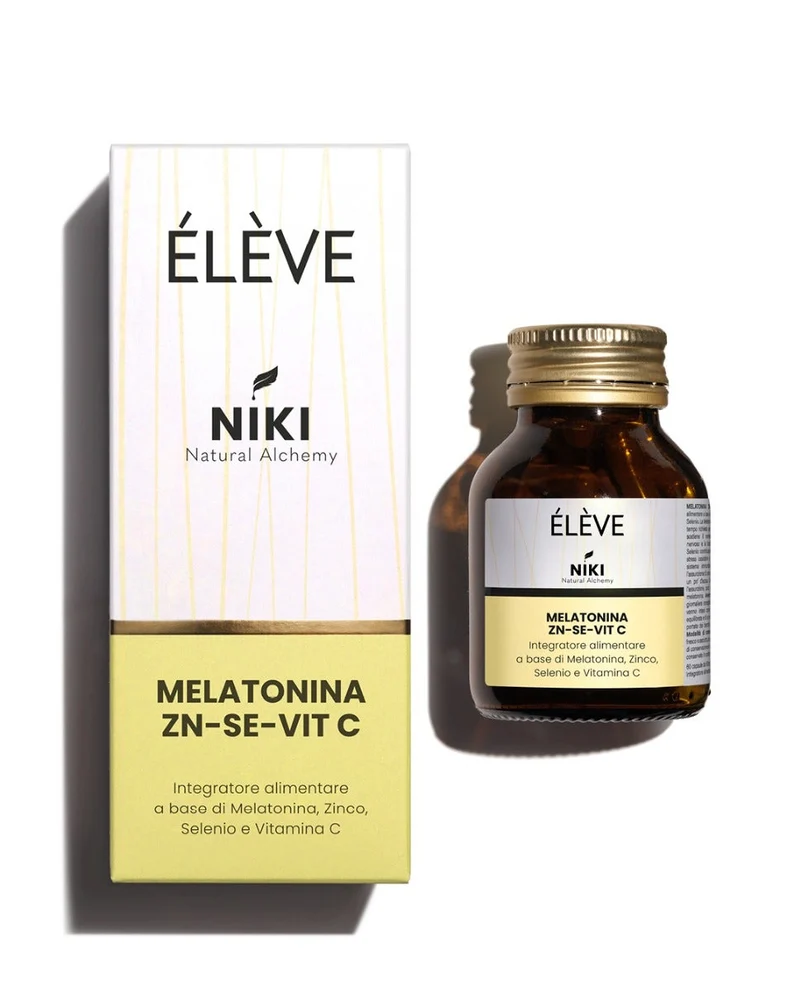 Eleve Niki Melatonina Zinco Selenio Vitamina c 60 Compresse