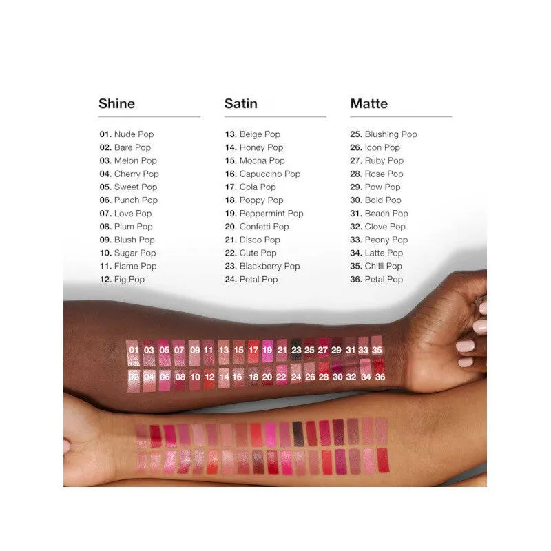 Clinique Pop Longwear Lipstick Rossetto Shine Cherry