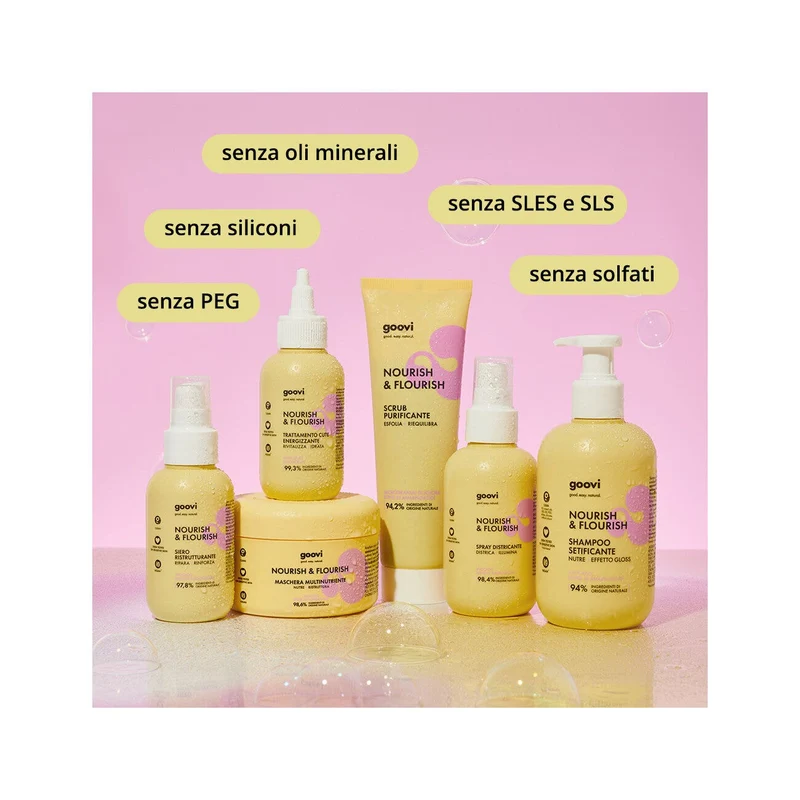 Goovi Nourish & Flourish Trattamento Cute Energizzante 100ml