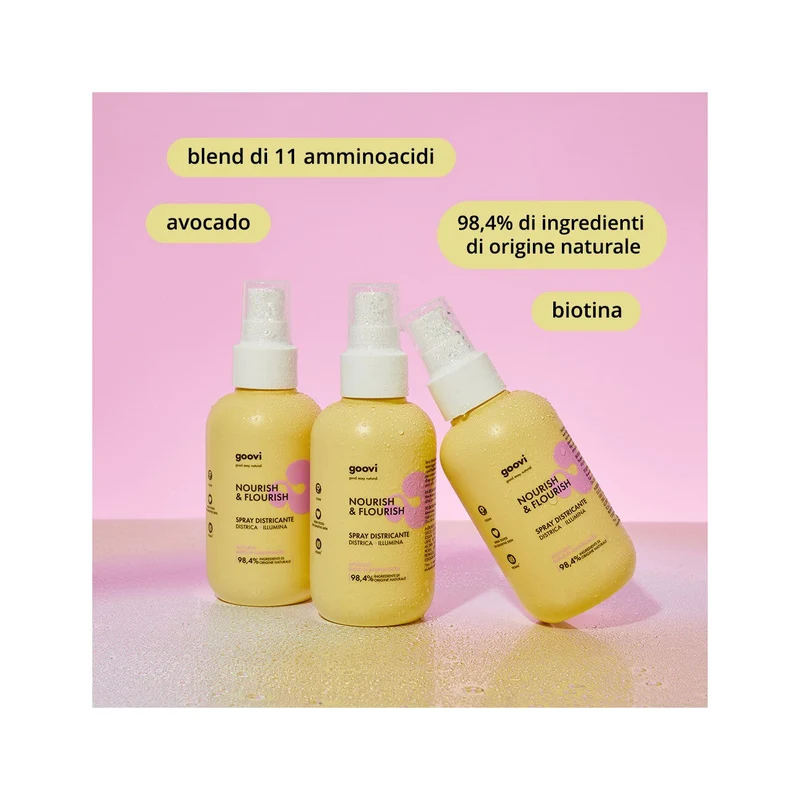 Goovi Nourish & Flourish Spray Districante Per Capelli 100ml