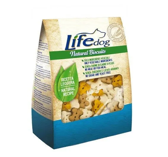 Life Pet Care Biscotti Naturali Per Cani A Forma Di Folletto Gusto Vaniglia 500g