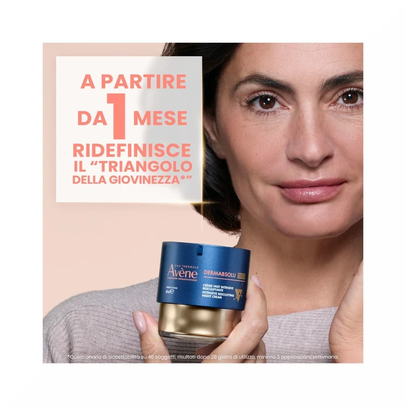 Eau Thermale Avene Dermabsolu Crema Notte Intensiva Rimodellante Anti-Età 40ml