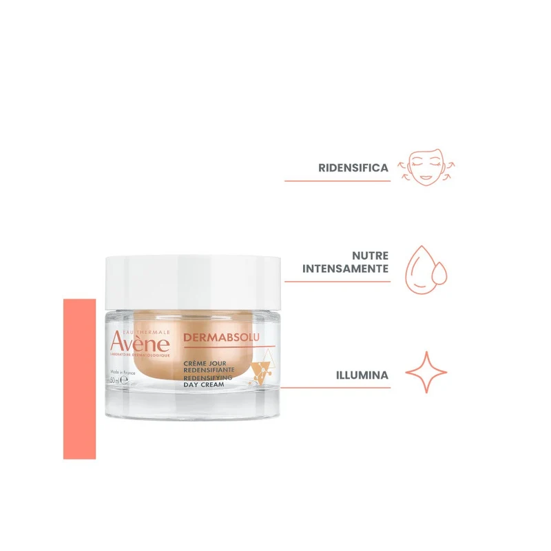 Eau Thermale Avene Dermabsolu Crema Giorno Ridensificante Anti Rughe 50ml