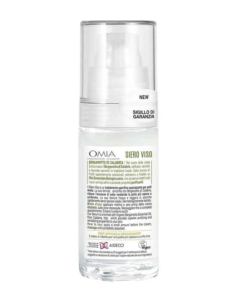 Omia Siero Viso Al Bergamotto 30ml