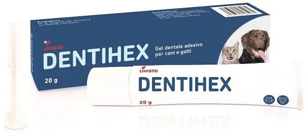 Dentihex Gel Dentale Adesivo Per Cani E Gatti 20g