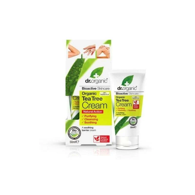 Dr Organic Tea Tree Crema Viso 50ml