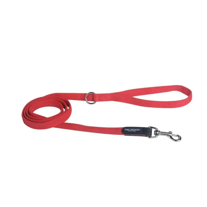 Tre Ponti Guinzaglio Classico Easy Fit Rosso