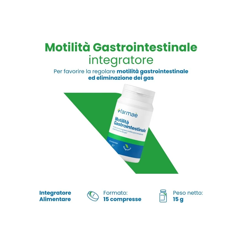 Farmaè Motilità Gastrointestinale Integratore 15 Compresse