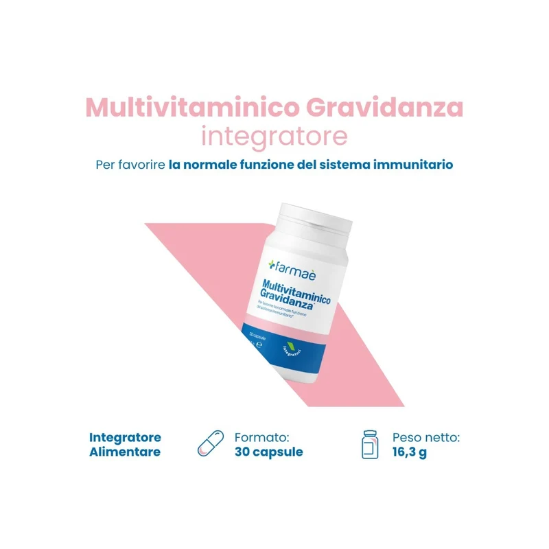 Farmaè Multivitaminico Gravidanza integratore 30 capsule