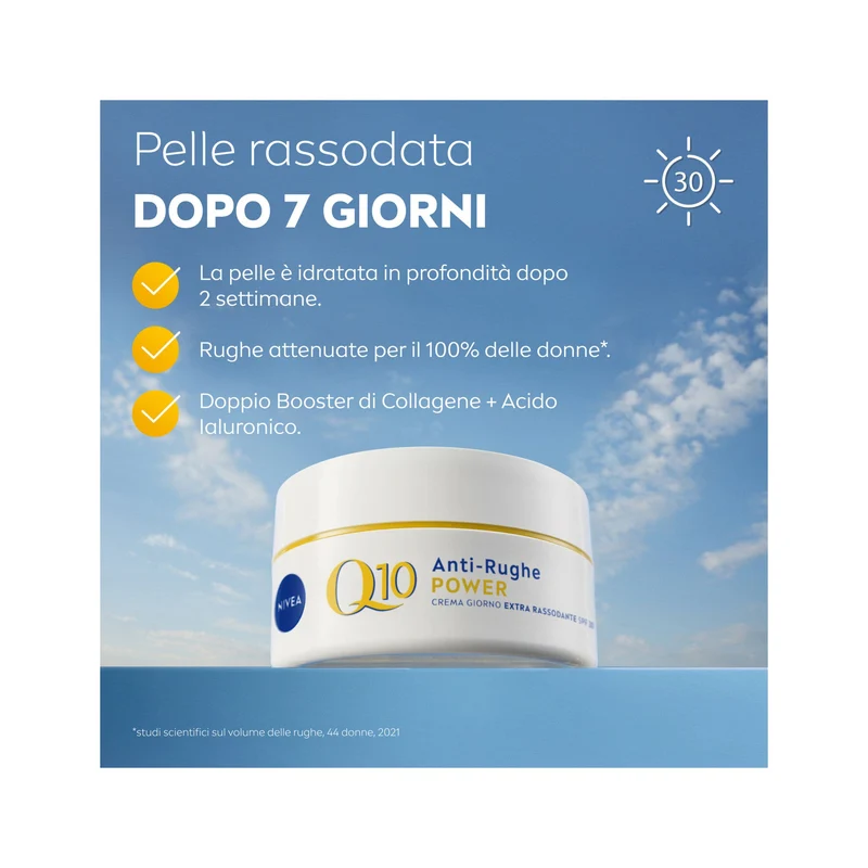 Nivea Q10 Anti-rughe Power Crema Giorno Extra Rassodante Spf 30 Crema Viso Antirughe 50ml