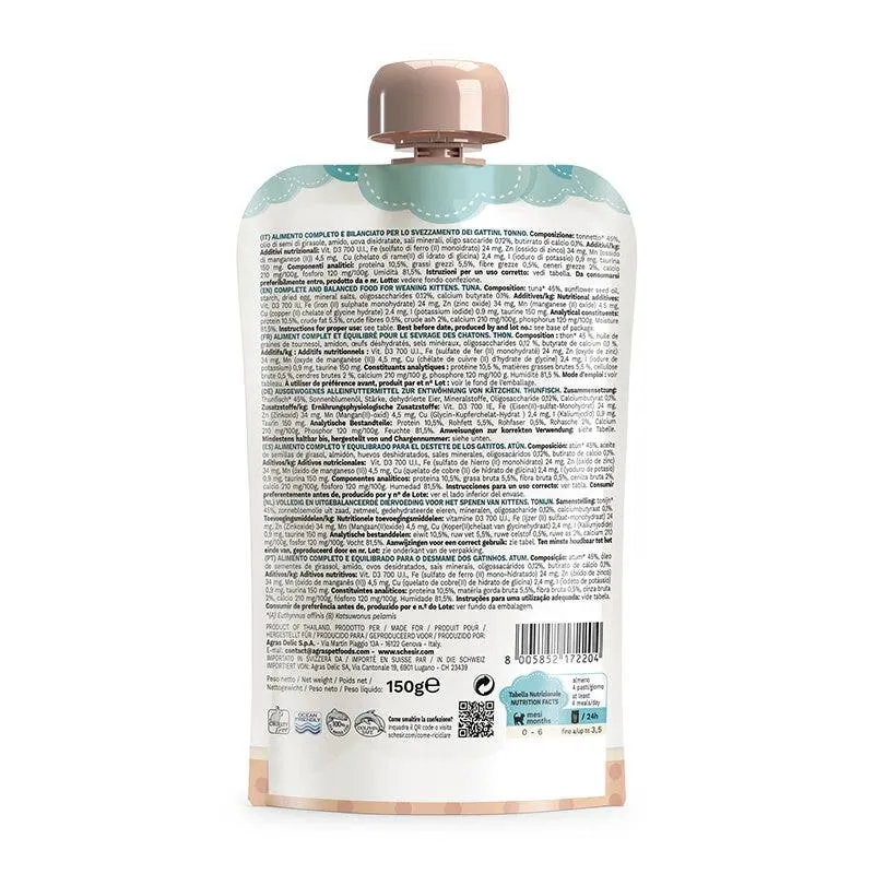 Schesir Cibo Umido Tonnetto Per Gattini 150g